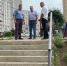 Лестница в сквере на Сперанского осыпалась из-за плохого цемента и неправильной очистки - Zebra-TV.Ru