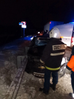 Два человека пострадали в ночной аварии на южном обходе Владимира