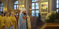 В Неделю 28-ю по Пятидесятнице, святых отец, митрополит Владимирский и Суздальский Никандр совершил Божественную Литургию в Христорождественском храме Богородице-Рождественского монастыря г. Владимир. - Владимирская епархия