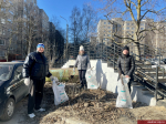 Фрунзенский район принял активное участие в первом городском субботнике