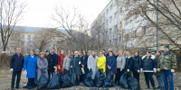 Коллектив Министерства ЖКХ принял участие в общегородском субботнике - Министерство ЖКХ Владимирской области