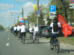 Во Владимире госавтоинспекторы провели велопробег "Дороги Памяти"