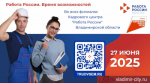 ВСЕРОССИЙСКАЯ ЯРМАРКА ТРУДОУСТРОЙСТВА «РАБОТА РОССИИ. ВРЕМЯ ВОЗМОЖНОСТЕЙ» И ФЕСТИВАЛЬ ПРОФЕССИЙ