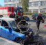 BMW врезалась в троллейбус на Большой Нижегородской и вспыхнула - 6tv.Ru