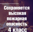 Сохраняется высокая пожарная опасность 4 класса - Город Владимир
