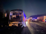 На М-7 в Камешковском районе произошло массовое ДТП: пострадали два человека