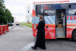 Глава Владимирской митрополии принял участие в донорской акции на Соборной площади Владимира