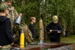 В деревне Доронихе открылся военно-патриотический лагерь для юнармейцев