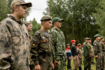 В деревне Доронихе открылся военно-патриотический лагерь для юнармейцев