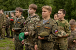 В деревне Доронихе открылся военно-патриотический лагерь для юнармейцев