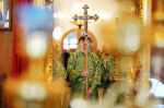 В день памяти Соловецких святых митрополит Никандр сослужил Святейшему Патриарху